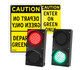 Dock Light Entry/Exit Kit with Signs