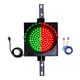 8 Inch Diameter Lens LED Traffic Light Signal, 2 in 1, Wireless Keyfob Control and 8 Foot Power Cord (Plug and Play) 