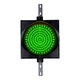 12 Inch Diameter 2-in-1 Lens LED Stop-Go Loading Dock Traffic Light, 2 Color (Ready to Wire)