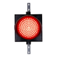 12 Inch Diameter 2-in-1 Lens LED Stop-Go Loading Dock Traffic Light, 2 Color (Ready to Wire)