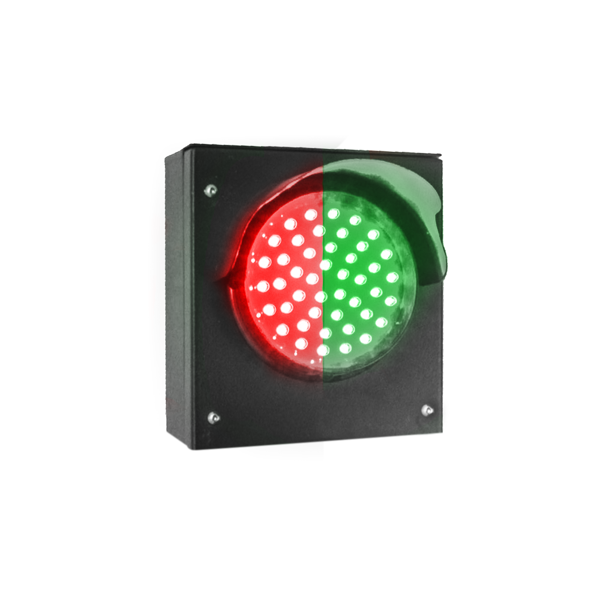 Inch Diameter 2-in-1 Lens LED Stop-Go Loading Dock Traffic Light, Color,  110/220VAC (Ready to Wire)