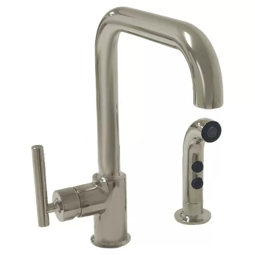 Kohler Purist Single Handle Bar/Prep Faucet w/ Side Spray, Polished Nickel - K-7508-SN