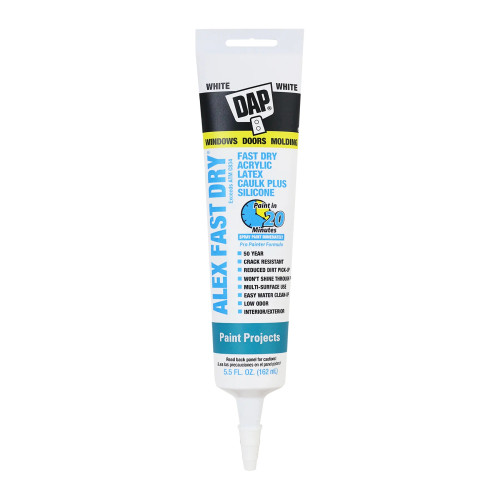 DAP Alex Plus White Acrylic All Purpose Caulk 5.5 oz