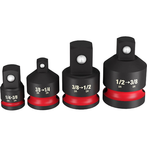 Milwaukee Shockwave Impact Duty 1/4"-1/2"Drive Adapter Set 49-66-6742