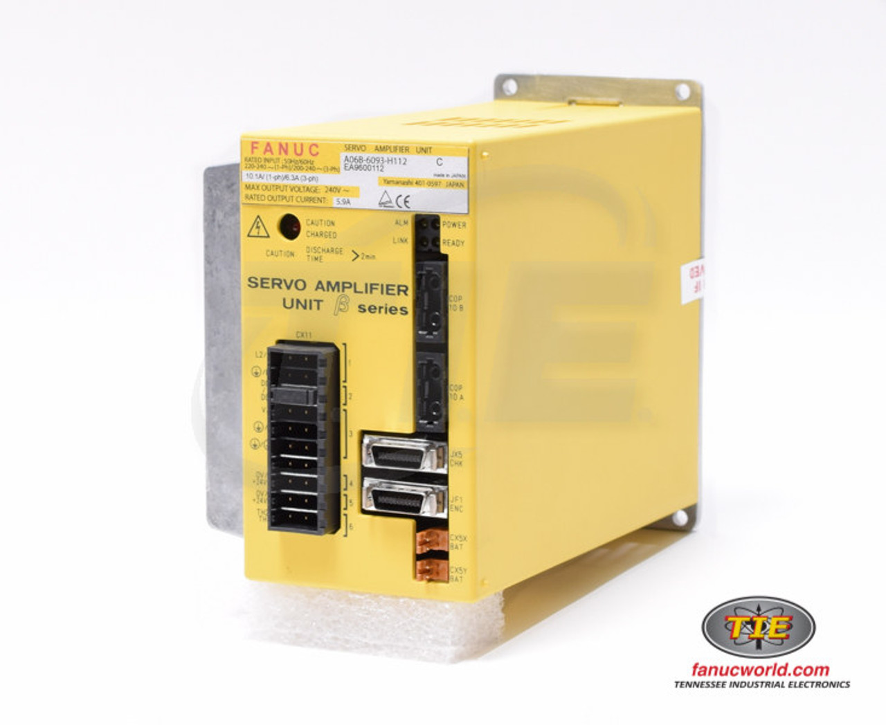 FANUCサーボアンプUNIT βシリーズ A06B-6093-H112 未確認 Fanuc A06B-6093-H112 or A06B6093H112 AC Servo Drive - Fanucworld