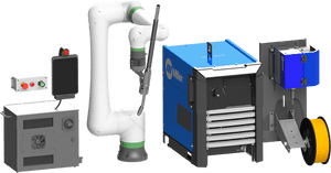 APT Manufacturing Mod-Weld Cobot MAC Bundle with Fanuc CRX-10iA/L and Miller Auto-Continuum™ 350