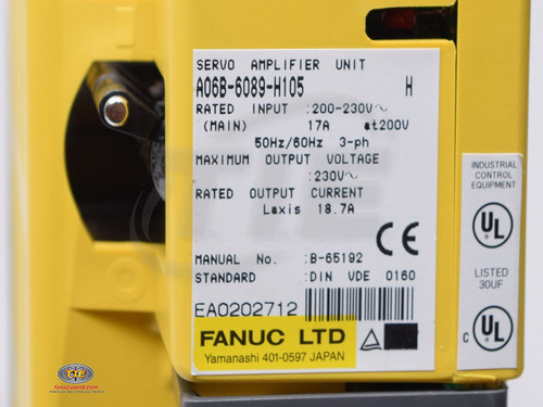Fanuc A06B-6089-H105 or A06B6089H105 AC Servo Drive - Fanucworld