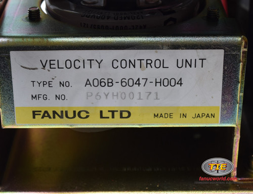 Fanuc A06B-6047-H004 or A06B6047H004 DC Servo Drive - Fanucworld