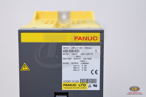 Fanuc A06B-6096-H301 or A06B6096H301 Servo Amplifier Module