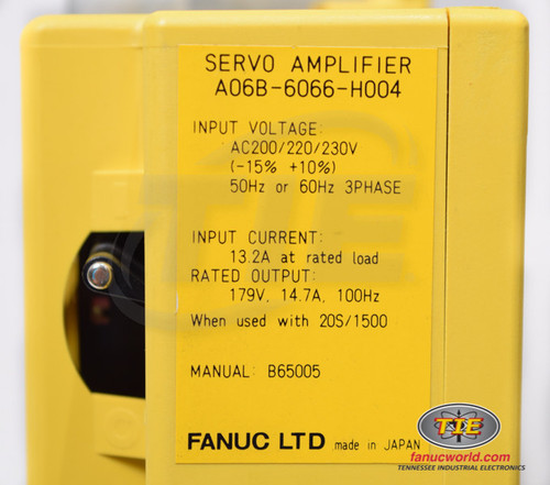 A06B-6066-H004 - C SERIES SERVO DRIVE