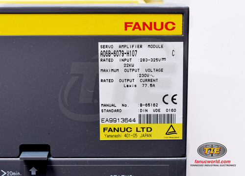 Rebuilt FANUC A06B-6079-H106 Servo Amplifier 9.5 KW With 12-Month Warranty