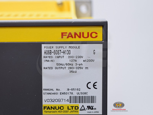 Fanuc A06B-6087-H130 or A06B6087H130 Power Supply Module - Fanucworld