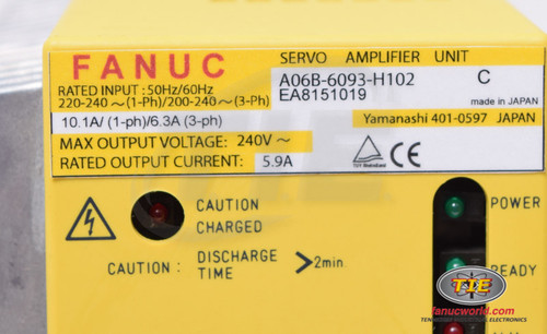 A06B-6093-H102 - BETA SERVO DRIVE MDL SVU-20, TYPE B INTERFACE