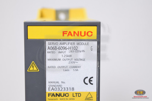 Fanuc A06B-6096-H102 or A06B6096H102 Servo Amplifier Module