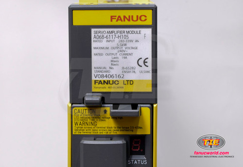 Fanuc A06B-6117-H105 or A06B6117H105 Servo Amplifier Module