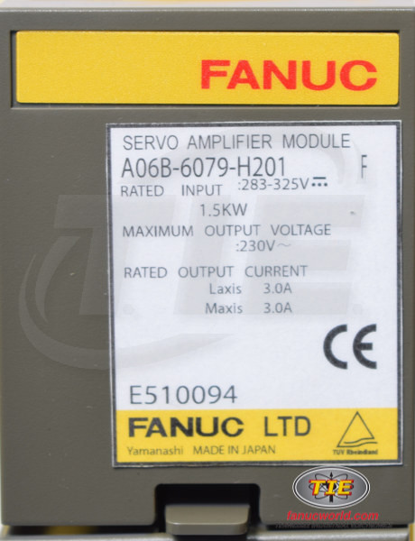 Fanuc A06B-6079-H201#CE or A06B6079H201 Servo Amplifier Module