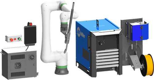 APT Manufacturing Mod-Weld Cobot MAC Bundle with Fanuc CRX-10iA/L and Miller Auto-Continuum™ 500