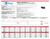 Raion Power RG1234T1 12V 3.4Ah Battery Data Sheet for Medical Data Electronics E200T Monitor