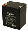 Raion Power RG1250T1 Replacement Battery for Novametrix ECG & Apnea Monitor 810A