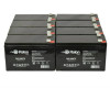 Raion Power Replacement 12V 9Ah RG1290T2 Battery for Canon RadPro 32kw Mobile X-Ray-Drive - 8 Pack