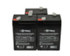 Raion Power 6V 4.5Ah Replacement Emergency Light Battery for ADI 4180 (OPTION) RETROFIT - 3 Pack