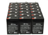 Raion Power 6V 4.5Ah Replacement Emergency Light Battery for ADI 4180 (OPTION) RETROFIT - 18 Pack