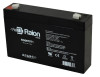Raion Power RG0670T1 6V 7Ah Replacement Emergency Light Battery for GS Portalac PE6V6.5