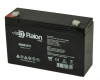 Raion Power RG06120T1 Replacement 6V 12Ah Emergency Light Battery for Emergi-Lite 12DSM54