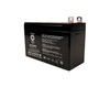Raion Power Replacement 12V 9Ah Emergency Light Battery with FP Terminals for Interstate Nut & Bolt SLA1069
