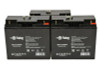 Raion Power Replacement RG12180FP 12V 18Ah Emergency Light Battery for Emergi-Lite/Kaufel 860.0016 - 3 Pack