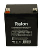 Raion Power 12V 5Ah SLA Battery With T2 Terminals For RiiRoo 12V Fiat 500 Ride On