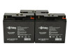 Raion Power Replacement 12V 18Ah Battery for DSR PSJ-3612 DC Power Source 3600 Peak Amps - 3 Pack