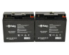 Raion Power Replacement 12V 22Ah Battery for Jump N Carry JNC105 - 2 Pack