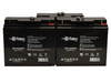 Raion Power Replacement 12V 22Ah Battery for Solar Truck Pac ES6000 3000 Peak Amp - 3 Pack