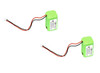 Raion Power 4.8V 700mAh Replacement Exit Light Battery for DAA700MAH4.8V BST - (2 Pack)
