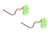 Raion Power 4.8V 700mAh Replacement Exit Light Battery for Exit Light Co BAA-48R BAA48R - (2 Pack)