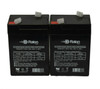 Raion Power 6 Volt 4.5Ah RG0645T1 Replacement Battery for Unicell TLA645 - 2 Pack