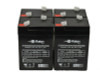 Raion Power 6 Volt 4.5Ah RG0645T1 Replacement Battery for Remco RM6-4R25 - 4 Pack