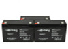 Raion Power RG06120T1 Replacement Emergency Light Battery for Sure-Lites 12XR410 - 3 Pack