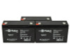 Raion Power RG06120T1 Replacement Emergency Light Battery for Sure-Lites 4CH1 - 3 Pack