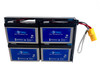 Raion Power Compatible Replacement APC RBC159 Battery Cartridge for Dell Smart-UPS 1500VA LCD RM 2U 120V DLT1500RM2U