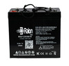 Raion Power RG12550I4 12 Volt 55 Amp AGM Battery With I4 Terminals