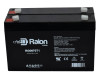 Raion Power 6V 7Ah Replacement Battery for Kung Long WP7-6 (2 Pack)