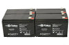 Raion Power Replacement 12V 7Ah Battery for Panasonic LC-R127R2P1-F1 - 4 Pack