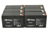 Raion Power Replacement 12V 7Ah Battery for Leoch Battery DJW12-7.2 - 6 Pack