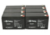 Raion Power Replacement 12V 7Ah Battery for Leoch Battery LP12-7.2 - 6 Pack