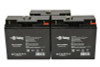 Raion Power Replacement 12V 22Ah Battery for Kung Long WP22-12NE - 3 Pack