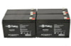 Raion Power Replacement 12V 7Ah Fire Alarm Control Panel Battery for Altronix AL300ULPD4CB - 4 Pack