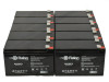 Raion Power Replacement 12V 8Ah RG1280T2 Battery for Parks Medical 3000 Mini Lab #4 - 10 Pack