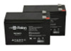 Raion Power Replacement 12V 8Ah Battery for JohnLite THOR-XJML 2940 Spotlight - 2 Pack
